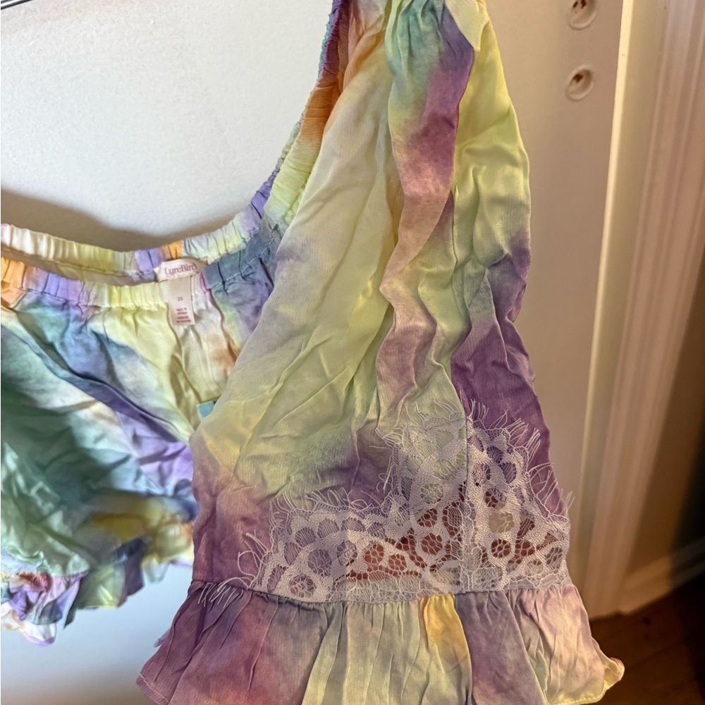 NWT Anthropologie Lyre Bird Silky Pajama Set - Picture 4 of 11